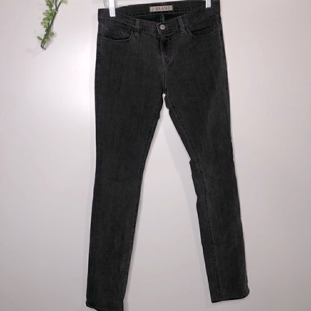 J. Brand Low Rise Pencil Leg Ghost Gray Jeans